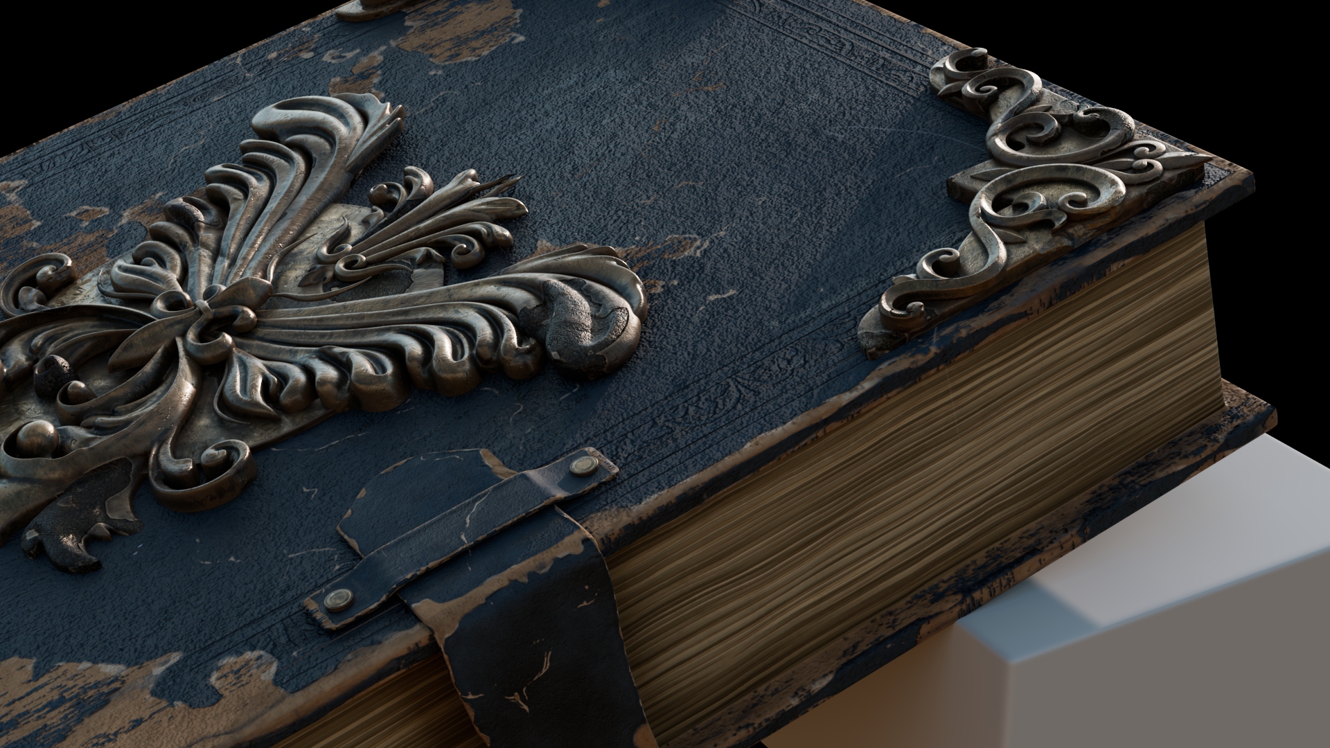 Old Book Closeup Image